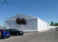 White Aluminium Frame Canopy Tents With  Waterproof PVC Fabric Width 15m