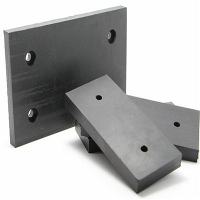 Rubber Damping Pad Silicone Gasket Custom Rubber Parts , Rubber Accessories