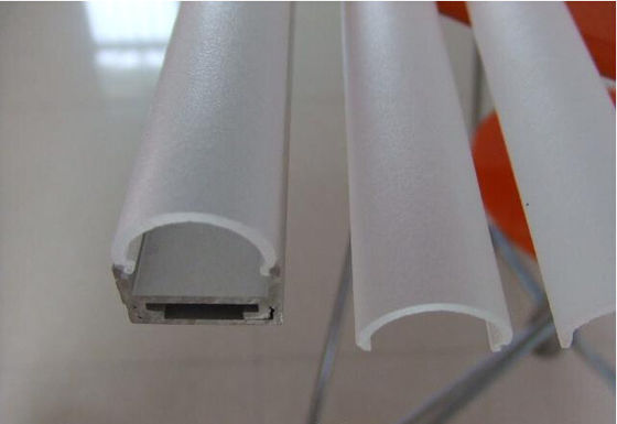 C shape Refrigerator co-extrusion PVC / PMMA Profile standard plastic extrusions
